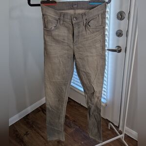 Citizens Of Humanity Women's High Waist Retro Slim Roll Up Jeans in Grey Size 25